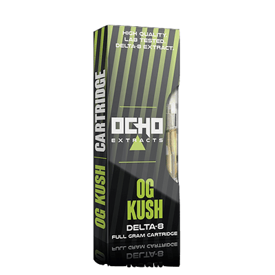 Ocho Extracts OG Kush 1g Delta 8 Cartridge Best Sales Price - Vape Cartridges