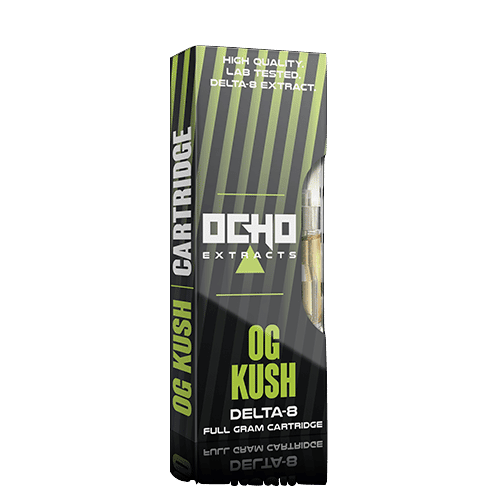 Ocho Extracts OG Kush 1g Delta 8 Cartridge Best Sales Price - Vape Cartridges