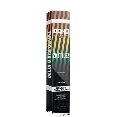 Ocho Extracts Zkittlez 1g Delta 8 Disposable Best Sales Price - Vape Pens