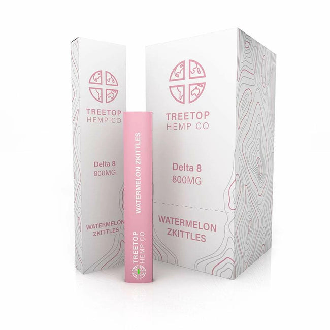TreeTop Watermelon Zkittles 1g Delta 8 Disposable Best Sales Price - Vape Pens