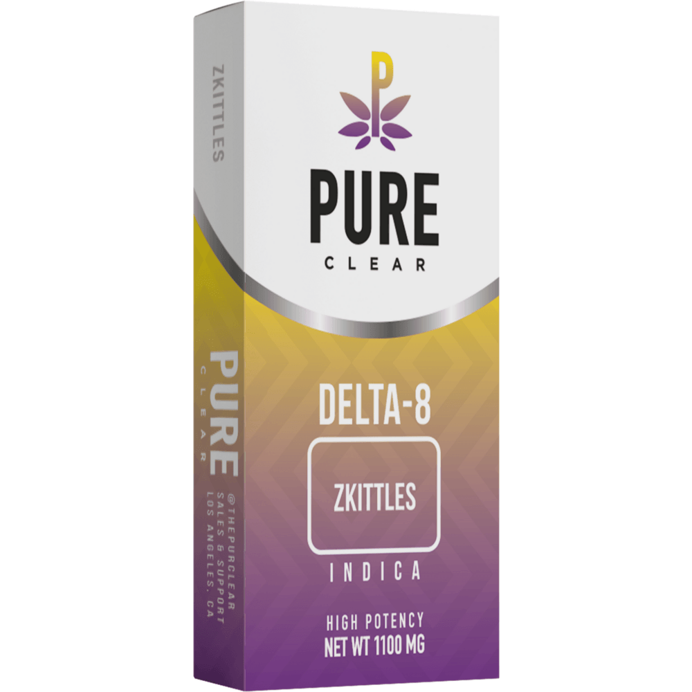 Happi Pure Clear Zkittles Delta-8 1G Cartridge