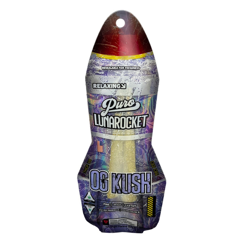 Puro LunaRockets Kief Cones 2pc 3g Best Sales Price - CBD