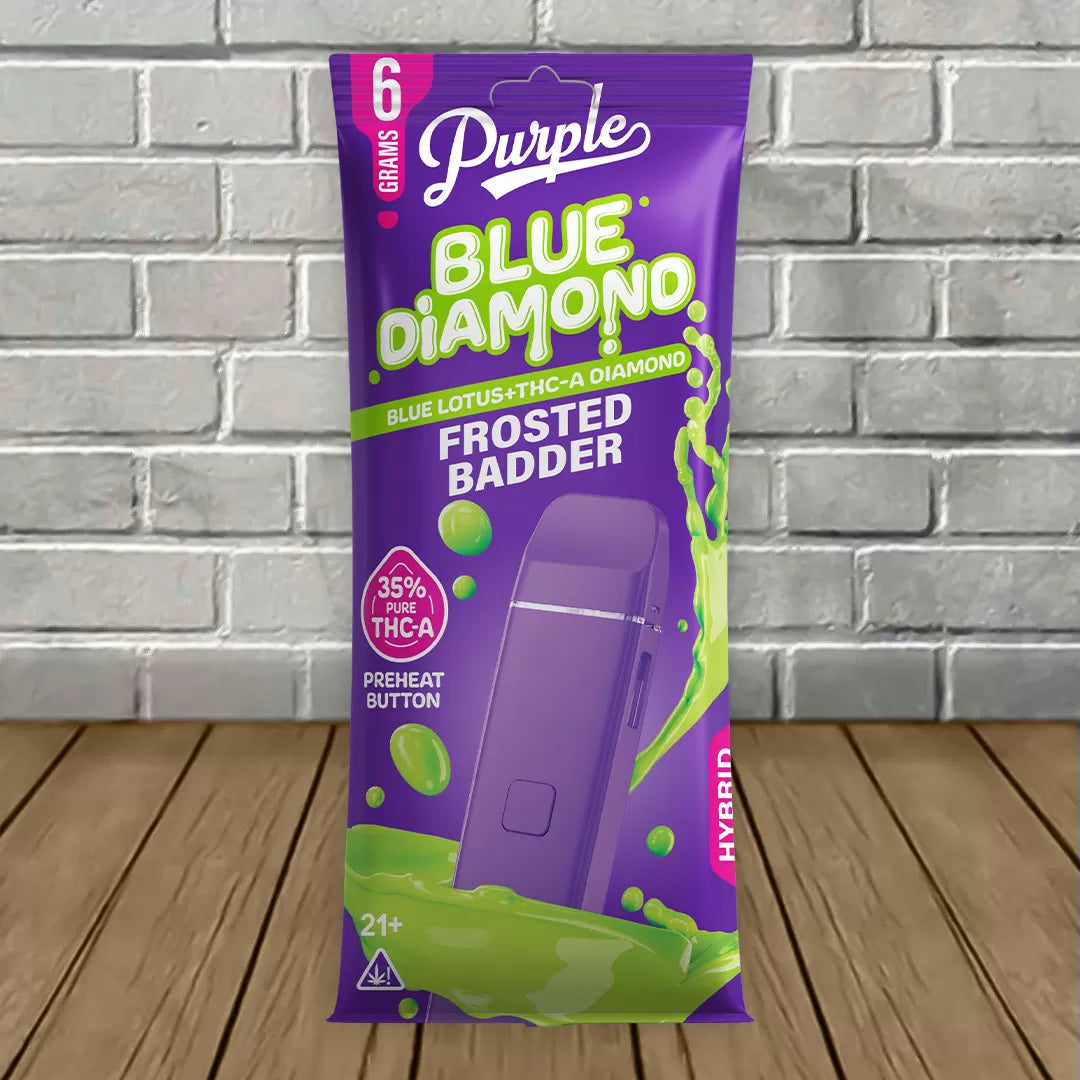 Purple Blue Diamond Blue Lotus + THCa Diamonds Disposable 6g Best Sales Price - Vape Pens