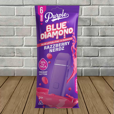 Purple Blue Diamond Blue Lotus + THCa Diamonds Disposable 6g Best Sales Price - Vape Pens