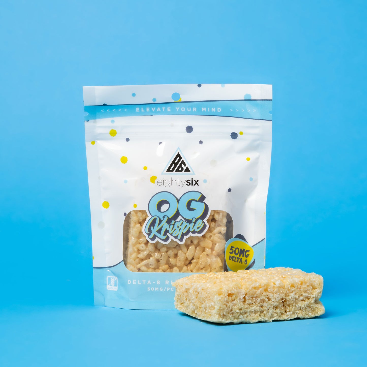 Eighty Six Original 50MG – Delta-8 THC Rice Krispie Treat Best Sales Price - Accessories