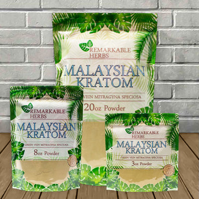 Remarkable Herbs Malaysian Kratom Powder — Green Vein Best Sales Price - Kratom