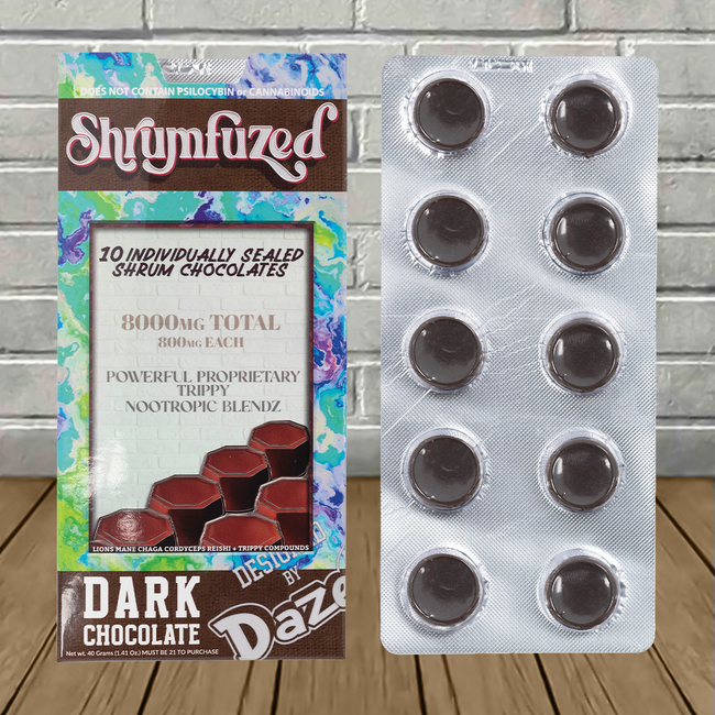 Shrumfuzed Trippy Nootropic Blendz Chocolate 8000mg Best Sales Price - Gummies