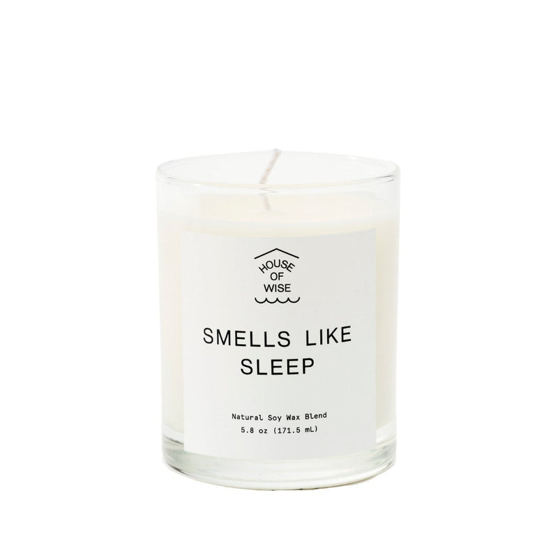 House of Wise Smells Like Sleep Candle (5.8oz) Best Sales Price - Smoke Odor Eliminators