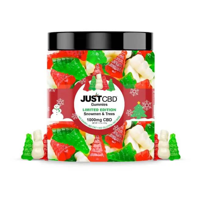 JustCBD CBD Snowmen & Trees 1000mg Best Sales Price - Gummies