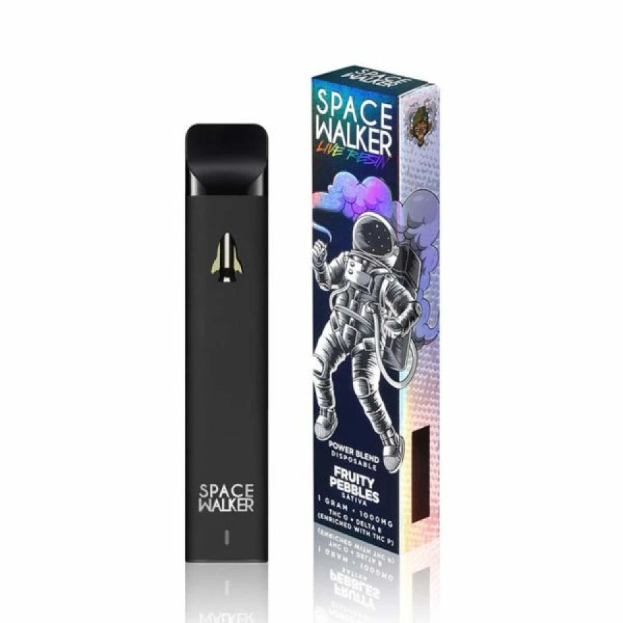 Space Walker Fruity Pebbles Live Resin THC-O + Delta 8 + THCP Disposable (1g) Best Sales Price - Vape Pens