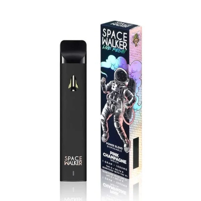 Space Walker Pink Champagne Live Resin THC-O + Delta 8 + THCP Disposable (1g) Best Sales Price - Vape Pens