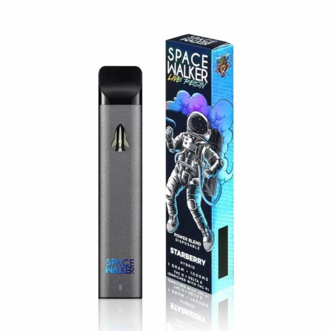 Space Walker Starberry Live Resin THC-O + Delta 8 + THCP Disposable (1g) Best Sales Price - Vape Pens