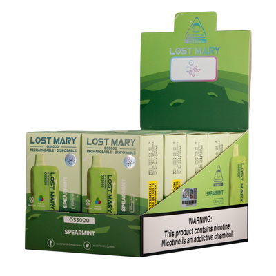 Spearmint Lost Mary OS5000 Best Sales Price - Disposables