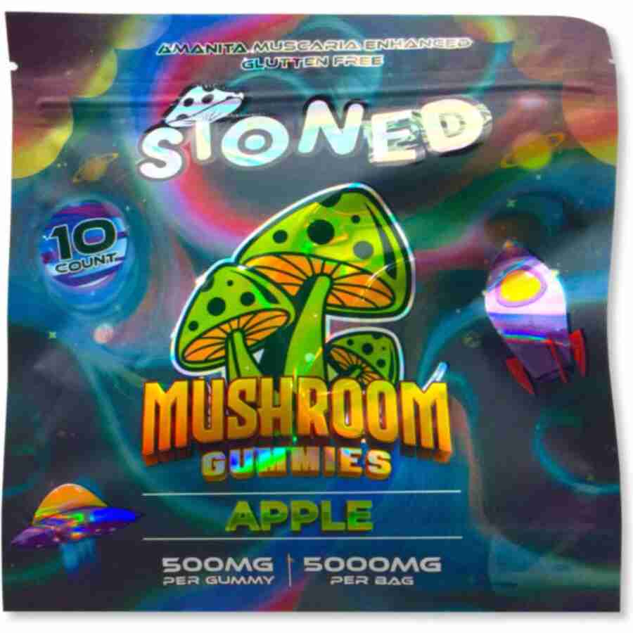 Stoned Mushroom Gummies 5000mg 10pc Best Sales Price - Gummies