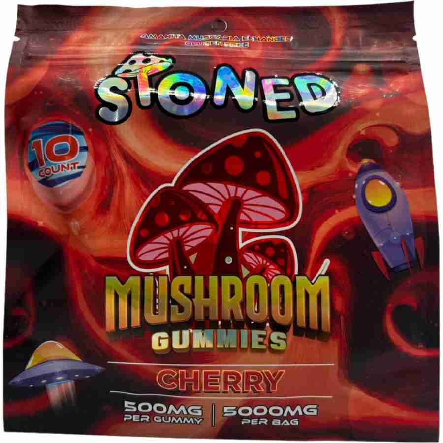 Stoned Mushroom Gummies 5000mg 10pc Best Sales Price - Gummies