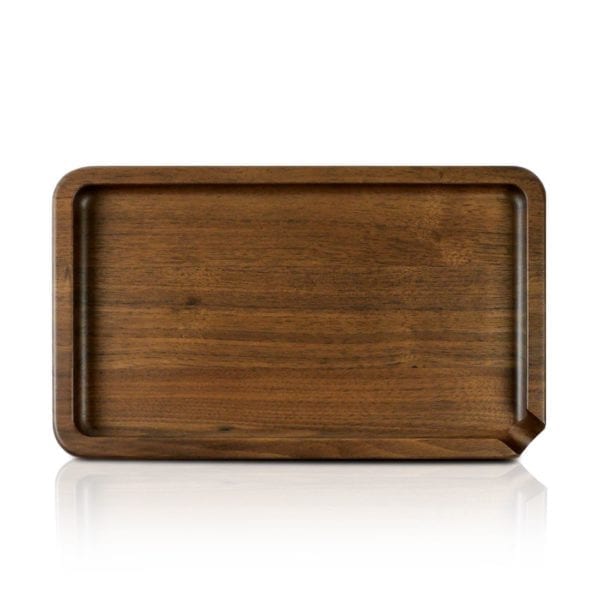 RYOT Walnut Wood Rolling Tray Best Sales Price - Rolling Papers & Supplies