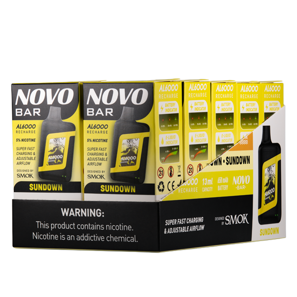 Sundown Novo Bar AL6000 Best Sales Price - Disposables