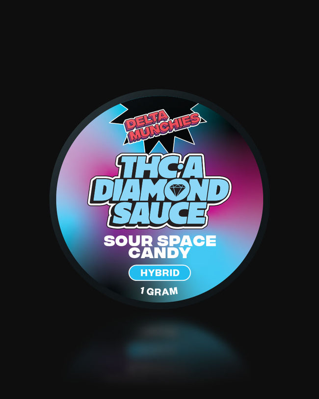 Delta Munchies Sour Space Candy 1G THC-A Diamond Sauce Best Sales Price - CBD