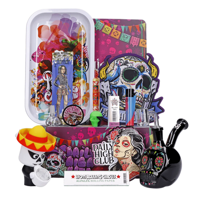 The El Primo Daily High Club Black Skull Smoking Box for October 2023 Best Sales Price - Bundles