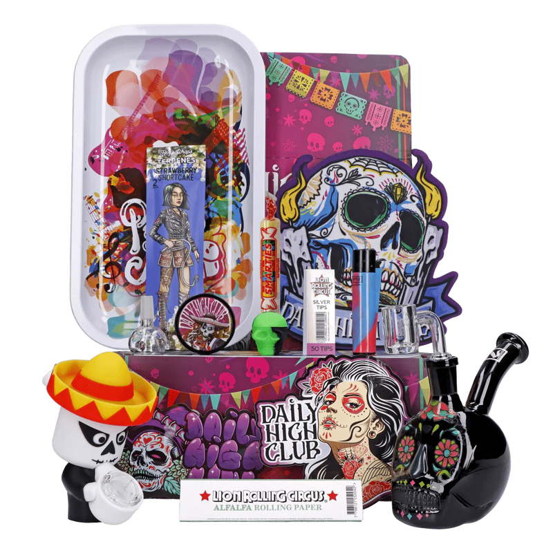 The El Primo Daily High Club Black Skull Smoking Box for October 2023 Best Sales Price - Bundles
