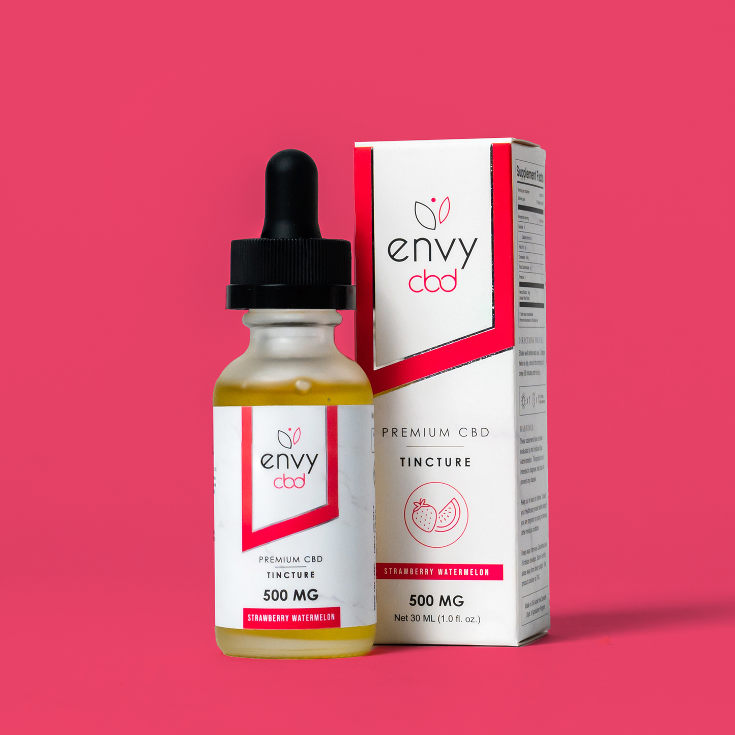 Envy CBD – Strawberry Watermelon Broad Spectrum CBD Tincture Oil Best Sales Price - Tincture Oil