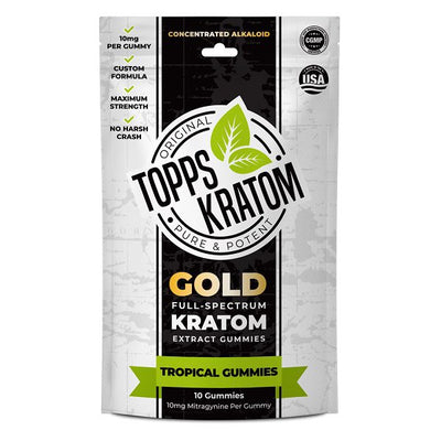 Gold Full-Spectrum Kratom Tropical Gummies Best Sales Price - Kratom