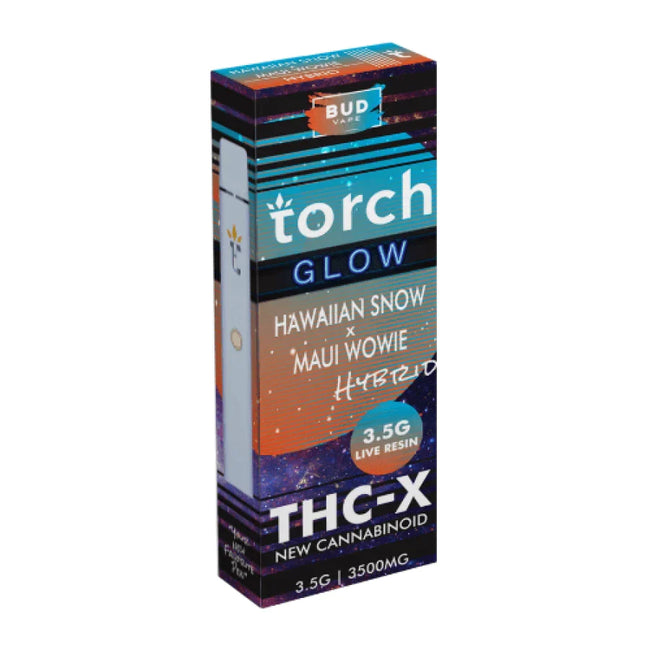 Torch Glow Hawaiian Snow x Maui Wowie THC-X Disposable (3.5g) Best Sales Price - Vape Pens