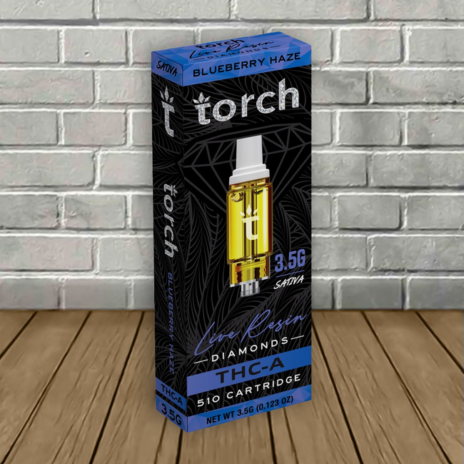 Torch Live Resin Diamonds THCa Cartridge 3.5g Best Sales Price - Vape Cartridges