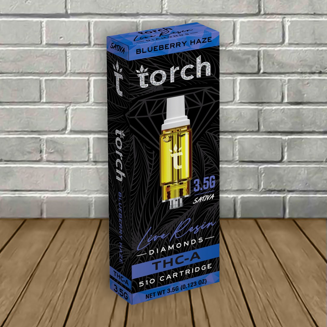 Torch Live Resin Diamonds THCa Cartridge 3.5g Best Sales Price - Vape Cartridges