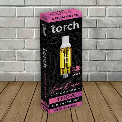 Torch Live Resin Diamonds THCa Cartridge 3.5g Best Sales Price - Vape Cartridges