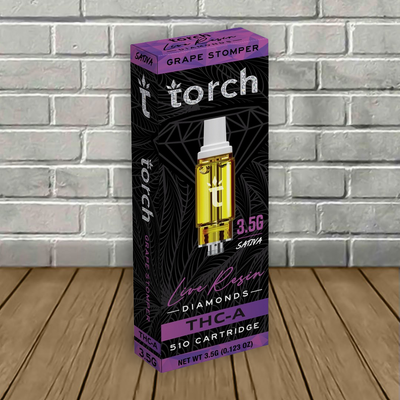 Torch Live Resin Diamonds THCa Cartridge 3.5g Best Sales Price - Vape Cartridges