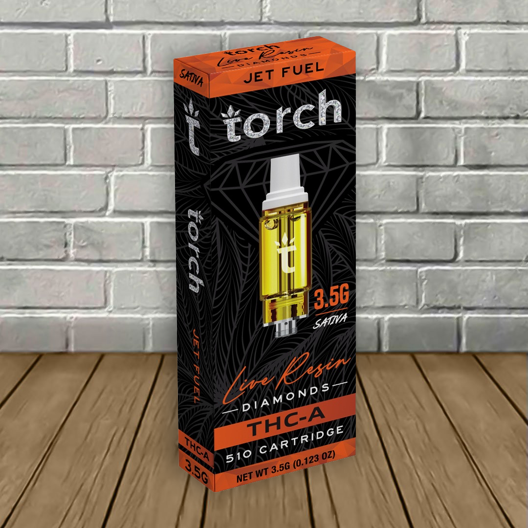 Torch Live Resin Diamonds THCa Cartridge 3.5g Best Sales Price - Vape Cartridges