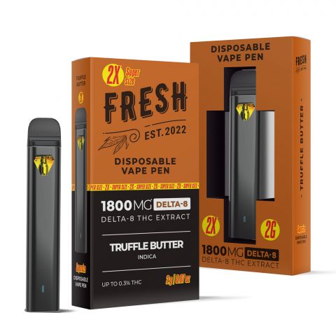 Truffle Butter Vape Pen - Delta 8 Disposable 1800MG Fresh Best Sales Price - Vape Pens