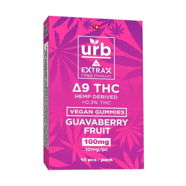 Urb Extrax Guavaberry Fruit 10mg Delta 9 Gummies (10pc) Best Sales Price - Gummies