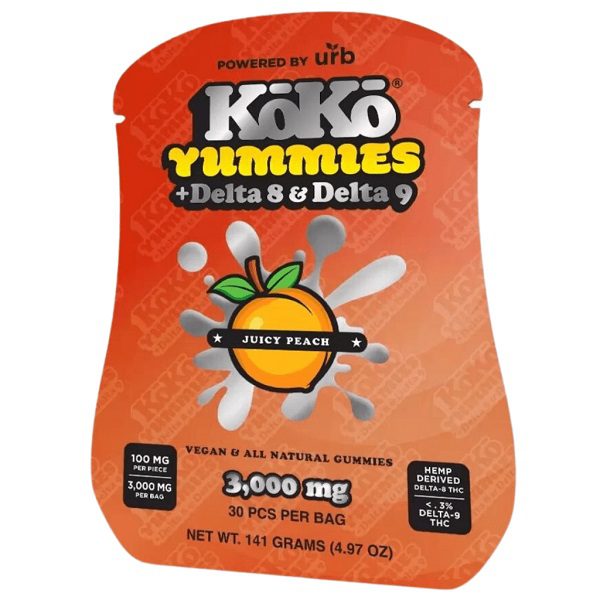 URB KoKo Yummies + Delta 8 and Delta 9 Gummies 3000mg Best Sales Price - Gummies