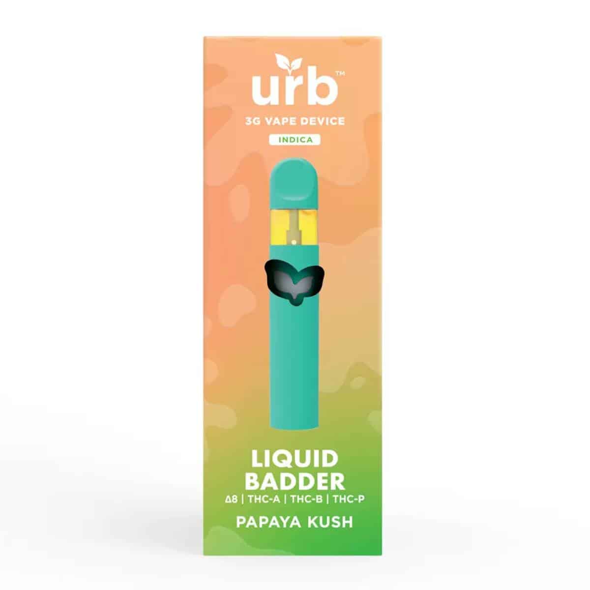 Urb Liquid Badder Disposable Vape 3g Best Sales Price - Vape Pens