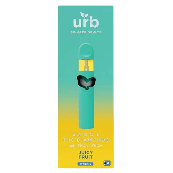 URB Saucy THC Blend Diamonds Disposable Vape Pen 3 Grams Best Sales Price - Vape Pens