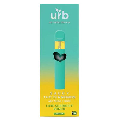 URB Saucy THC Blend Diamonds Disposable Vape Pen 3 Grams Best Sales Price - Vape Pens