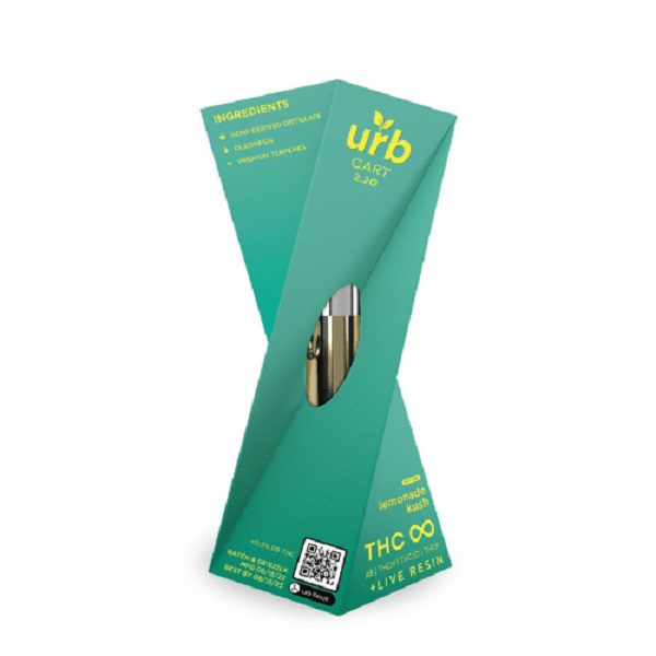 URB THC Infinity Cartridge 2.2G Best Sales Price - Vape Cartridges