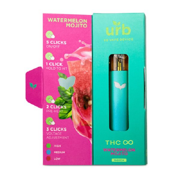 URB THC Infinity Disposable Vape Pen 3G Best Sales Price - Vape Pens