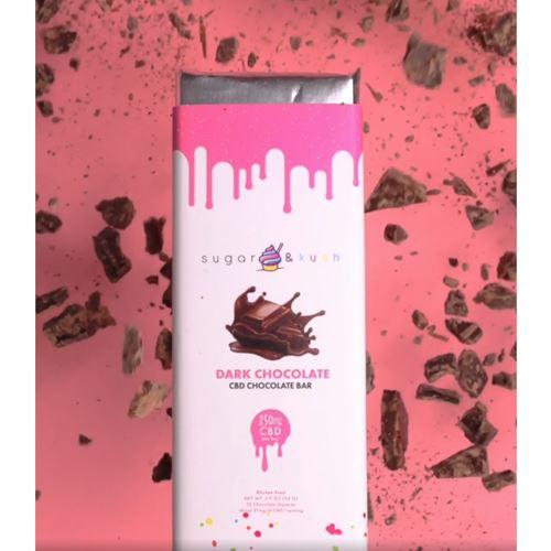 Sugar and Kush CBD ﻿Dark Chocolate Bar ﻿(Add-on & ﻿Save﻿)﻿﻿ Best Sales Price - Edibles