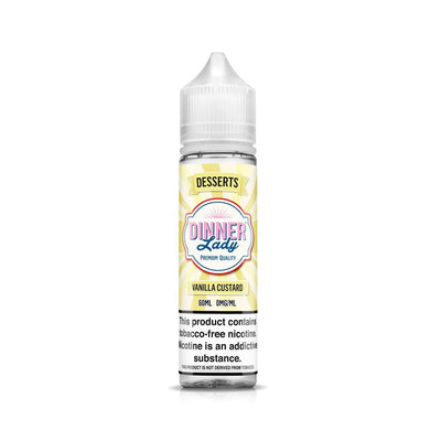 Vanilla Custard by Dinner Lady Tobacco-Free Nicotine 60ml Best Sales Price - eJuice