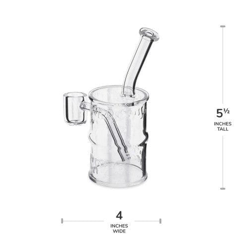 Ooze Quartz Mini Rig - Toxic Barrel Best Sales Price - Dab Rigs