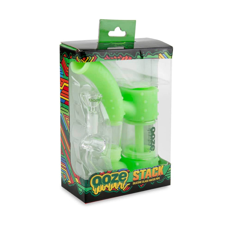 Ooze Stack Pipe Silicone Bubbler Best Sales Price - Bongs