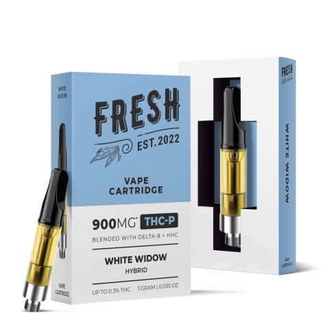 White Widow Cartridge - THCP 900mg Fresh Best Sales Price - Vape Cartridges