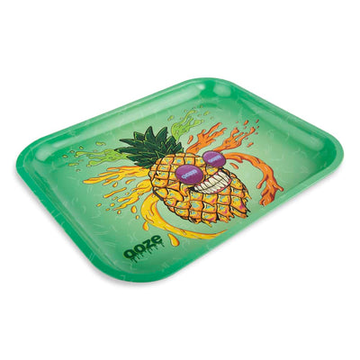 Ooze Rolling Tray - Metal - Large Best Sales Price - Rolling Papers & Supplies