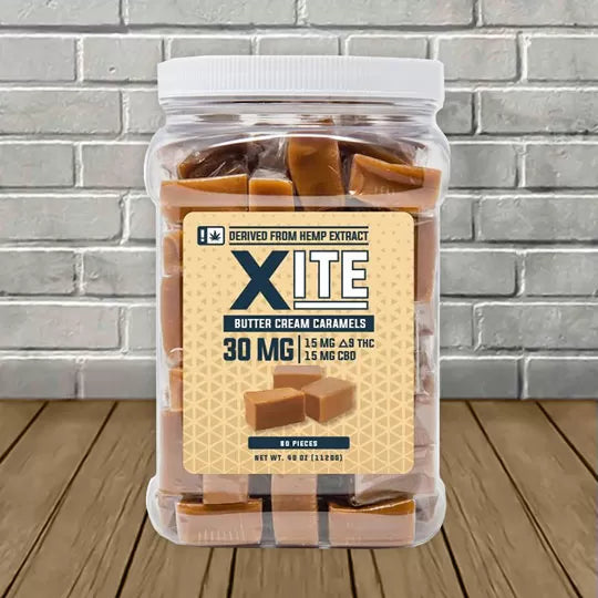 Xite Delta 9 THC Butter Cream Caramels Best Sales Price - Edibles