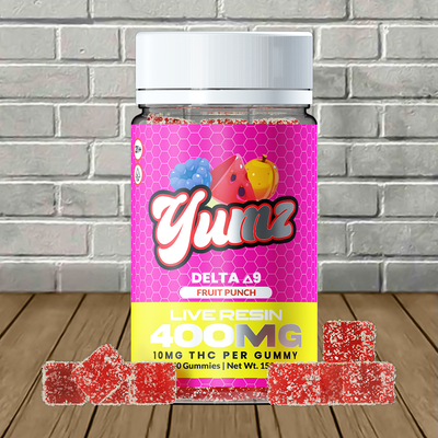 Yumz Lab Live Resin Delta 9 THC Gummies 400mg Best Sales Price - Gummies